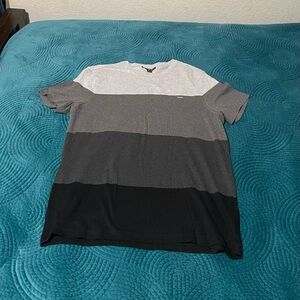 Men's Black & Grays Michael Kors Tshirt- L